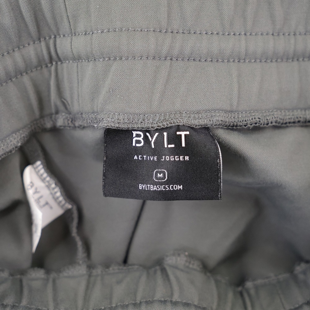 BYLT Active Jogger Men Size M Grey Premium Basics Stretch Athletic Pants - Picture 4 of 10